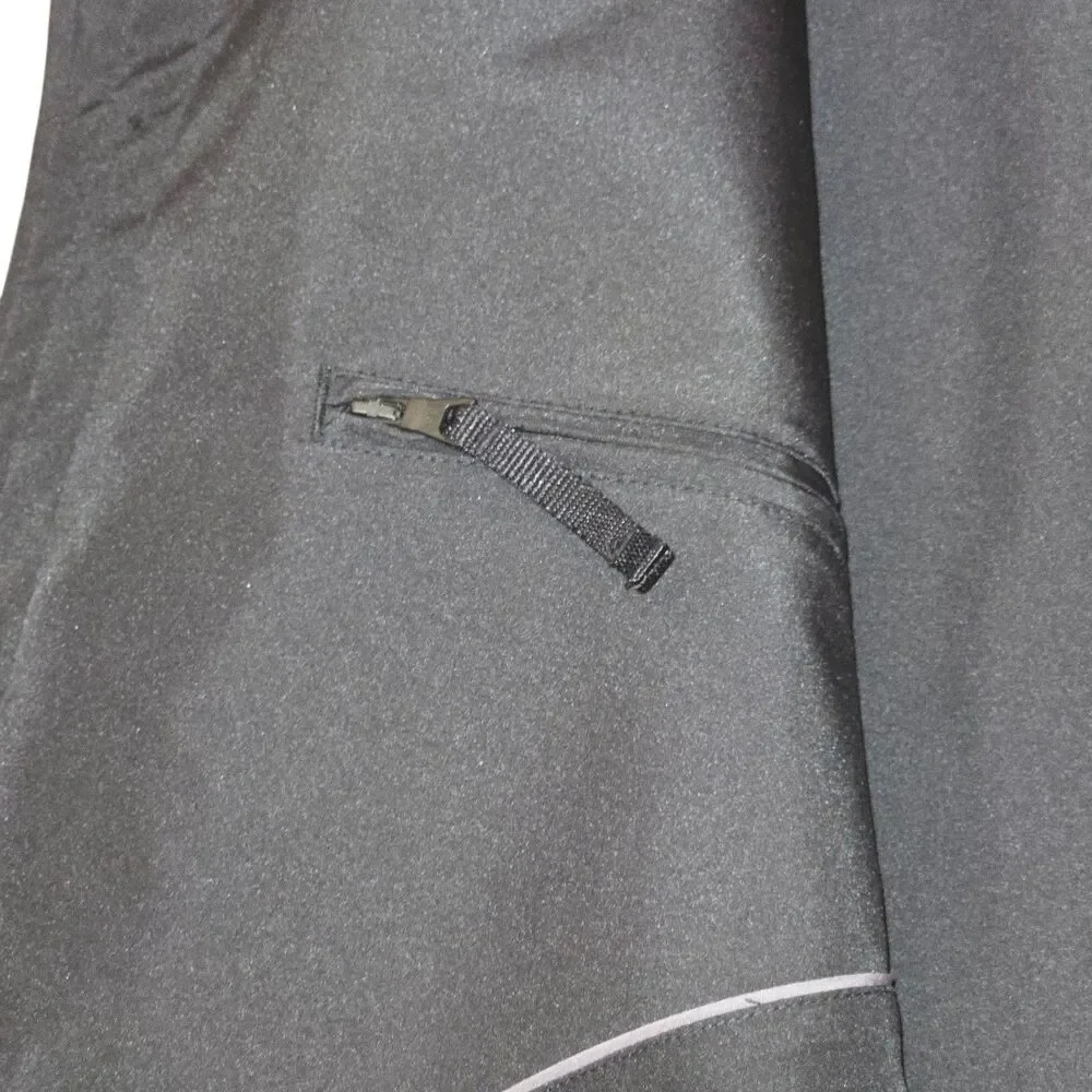 Banana Republic VTG '04 Black‎ Polyester Knee Length Mac Raincoat Men's Sz XL